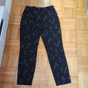 Reitmans Black Floral Women's Pants
